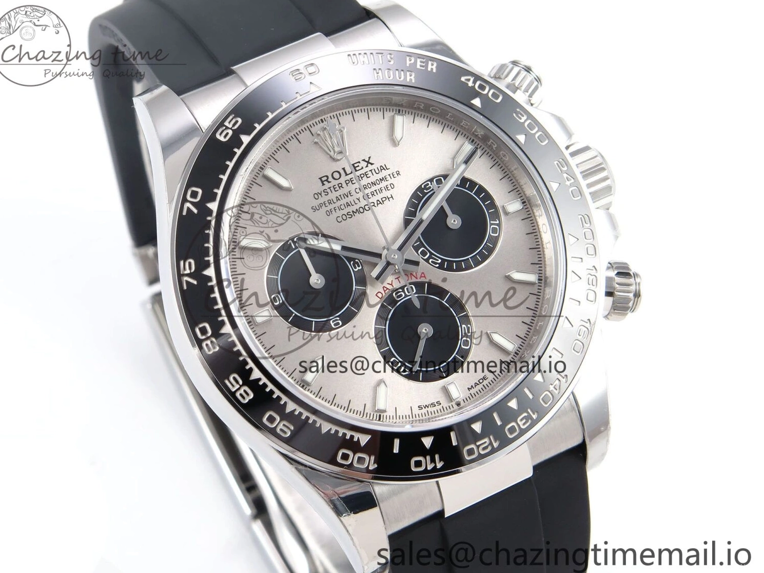 Strap on DD4802 126519 Gray Edition Best 1:1 Daytona Oysterflex SBF Dial 0412